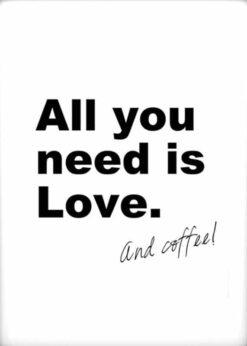 Alternative view of ALL YOU NEED IS LOVE poster 50x70cm