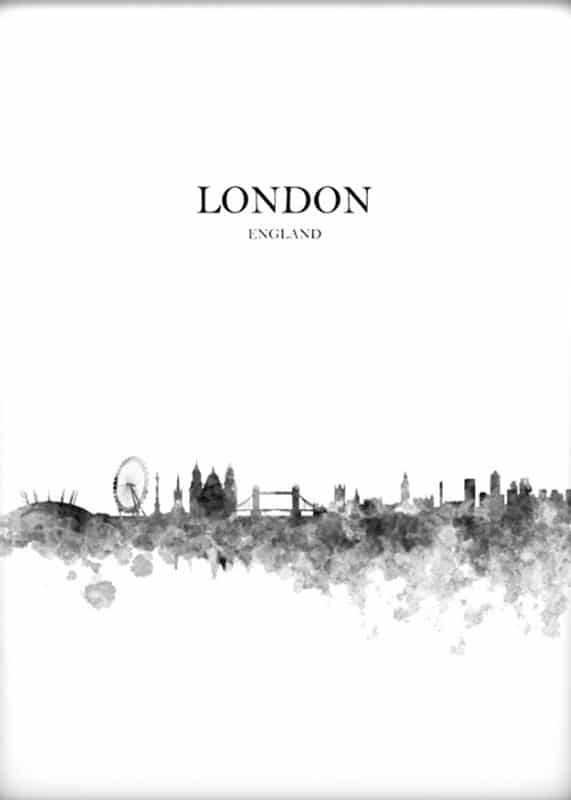 LONDON ABSTRAKT poster 50x70cm - Bild 2