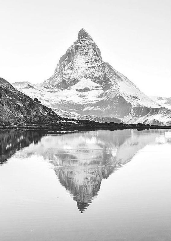 MATTEHORN BERG poster 50x70cm - Bild 2