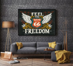 Alternative view of Feel The Route 66 Freedoms poster 2