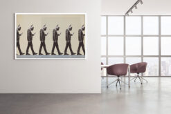 Smartphone promenad Poster - Bild 3
