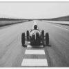 Vintage Racing car poster