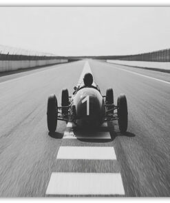Vintage Racing car poster