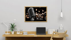 Vintage microphone Poster - Bild 3