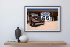 Alternative view of Historic Route 66 poster