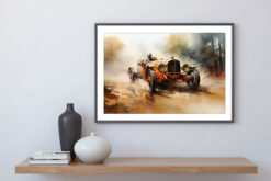 Vintage racing car poster - Bild 3