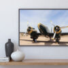 Vintage flygplan, poster