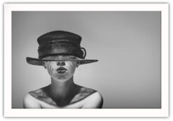 Lady with dark hat poster - Bild 4