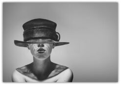 Alternative view of Lady with dark hat poster