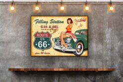 Alternative view of Route 66 Filling Station