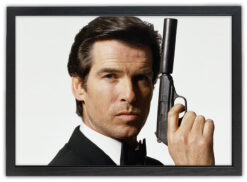 James Bond Pierce Brosnan porträtt 21x30cm
