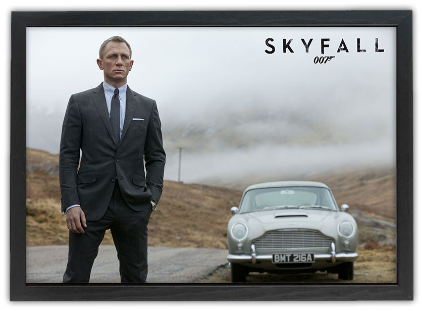 James Bond Daniel Craig porträtt 21x30cm