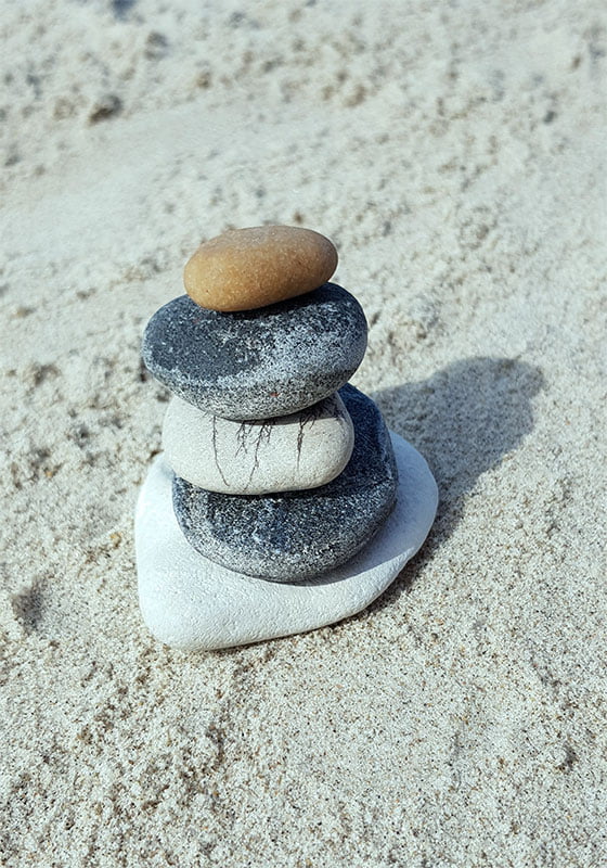 Stenar på stranden - Bild 3