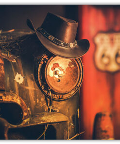 Route 66 Cowboys style, poster