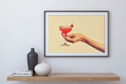 Alternative view of Vintage cocktail stil poster