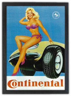 Nostalgiskt retro Continental poster 30x40cm - Bild 3