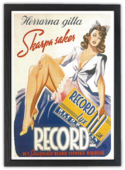 Nostalgiskt retro Record Lyx 30x40cm - Bild 3