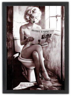 Marilyn Monroe porträtt 30x40 i ram - Bild 3
