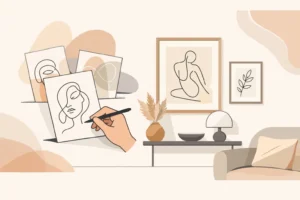 Vad är line art? Så väljer du rätt motiv hemma