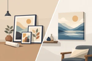 Posters eller canvas tavlor - vad passar dig?