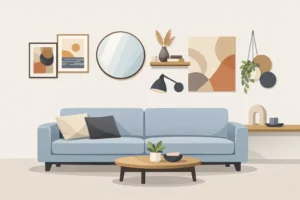 Vad passar ovanför en soffa? 7 stilsäkra idéer