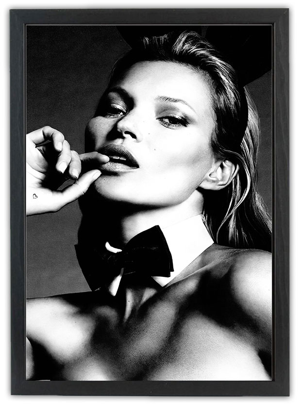 Kate Moss porträtt 30x40cm i ram - Bild 2